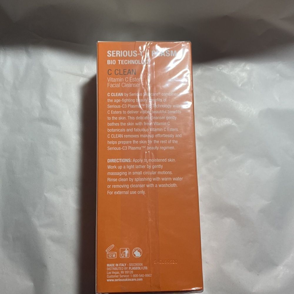 SERIOUS SKIN CARE SERIOUS C3 PLASMA C-CREAM 12 FL. OZ JUMBO SIZE - Picture 2 of 2